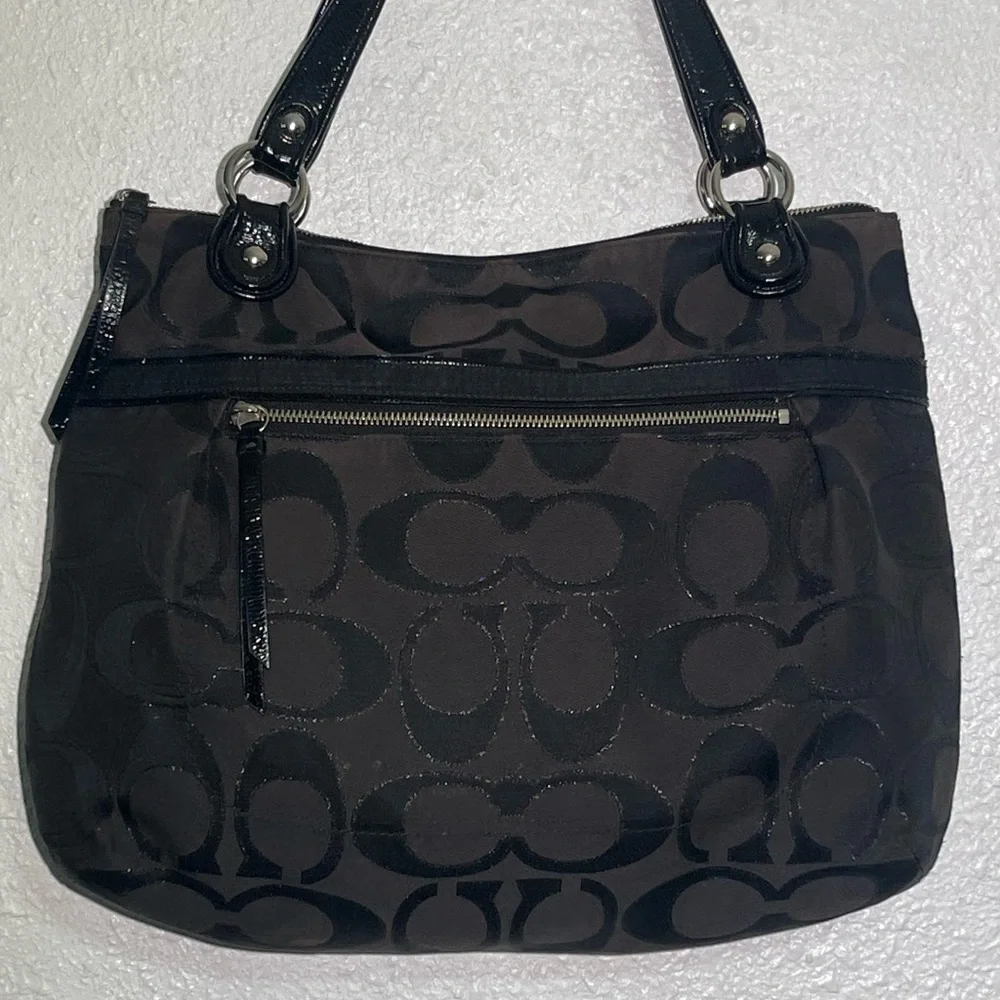 Coach black signature Women's Bag